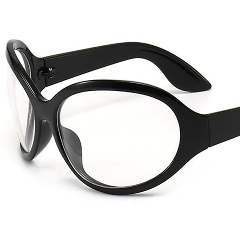 

Hip Hop Optical Glasses Unisex Oversize Frame Eyeglasses Simplity Spectacles Retro Eyewear Windproof Ornamental