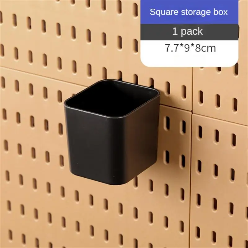 Nordic Style Plastic Pegboard Accessories Storage Case Shelf Hook Rack Wall Organizer For Garage Kitchen Bathroom Office