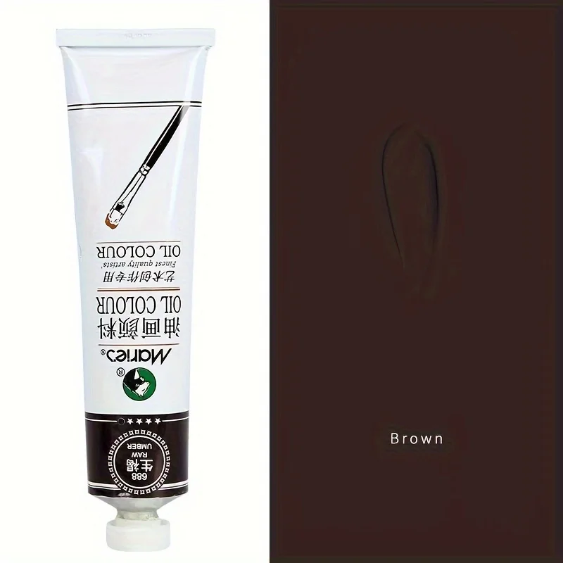 50ml Artist-Grade Oil Paint for Hand-Painted Canvas and Graffiti Art