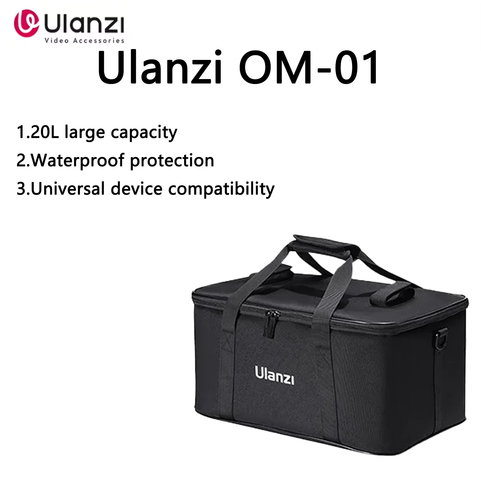 Original Ulanzi OM-01 20L Camera Sling Bag Waterproof Handbags Lens Card Storage Bag for Dji Sony Canon Nikon