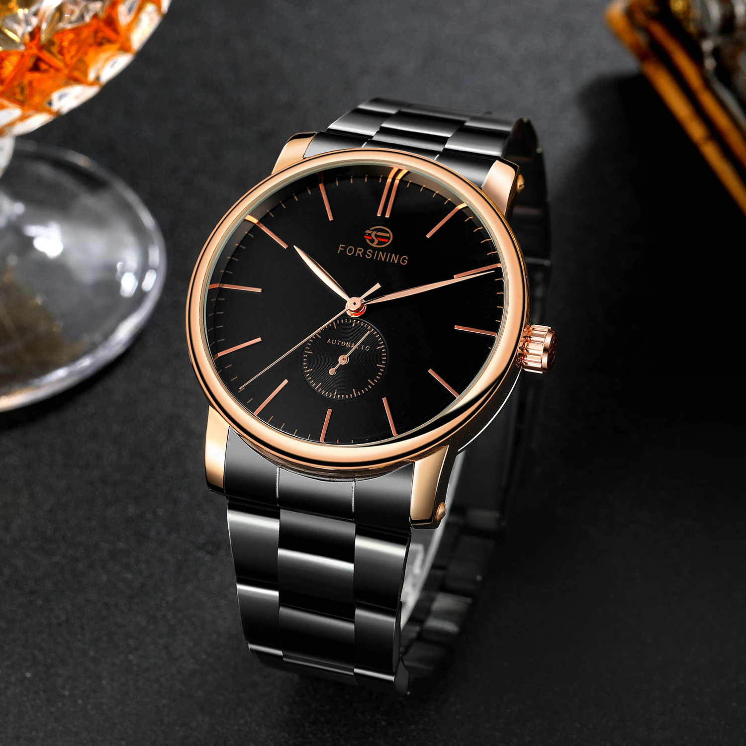 Famous Luxury Brand Men's Watches Mechanical Movement stainless steel Automatic Self-winding Clock Male Big Dial Wrist Watches