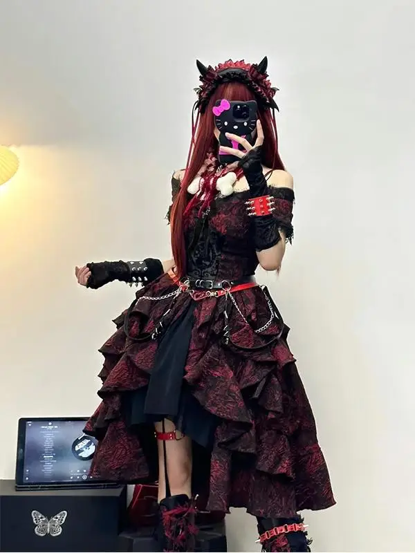 コスプレ衣装 90s gothic punk lolita dress y2k archive 90s gothic punk lolita dress y2k archive