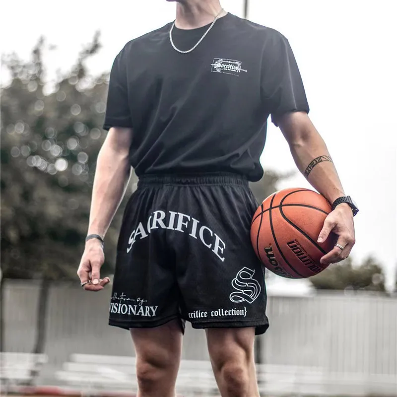 2024 Summer Men Short New Men 2 IN 1 Sport Running Short Casual Shorts Hip Hop Fitness Fast Dry Breathable Double-deck Shorts 2