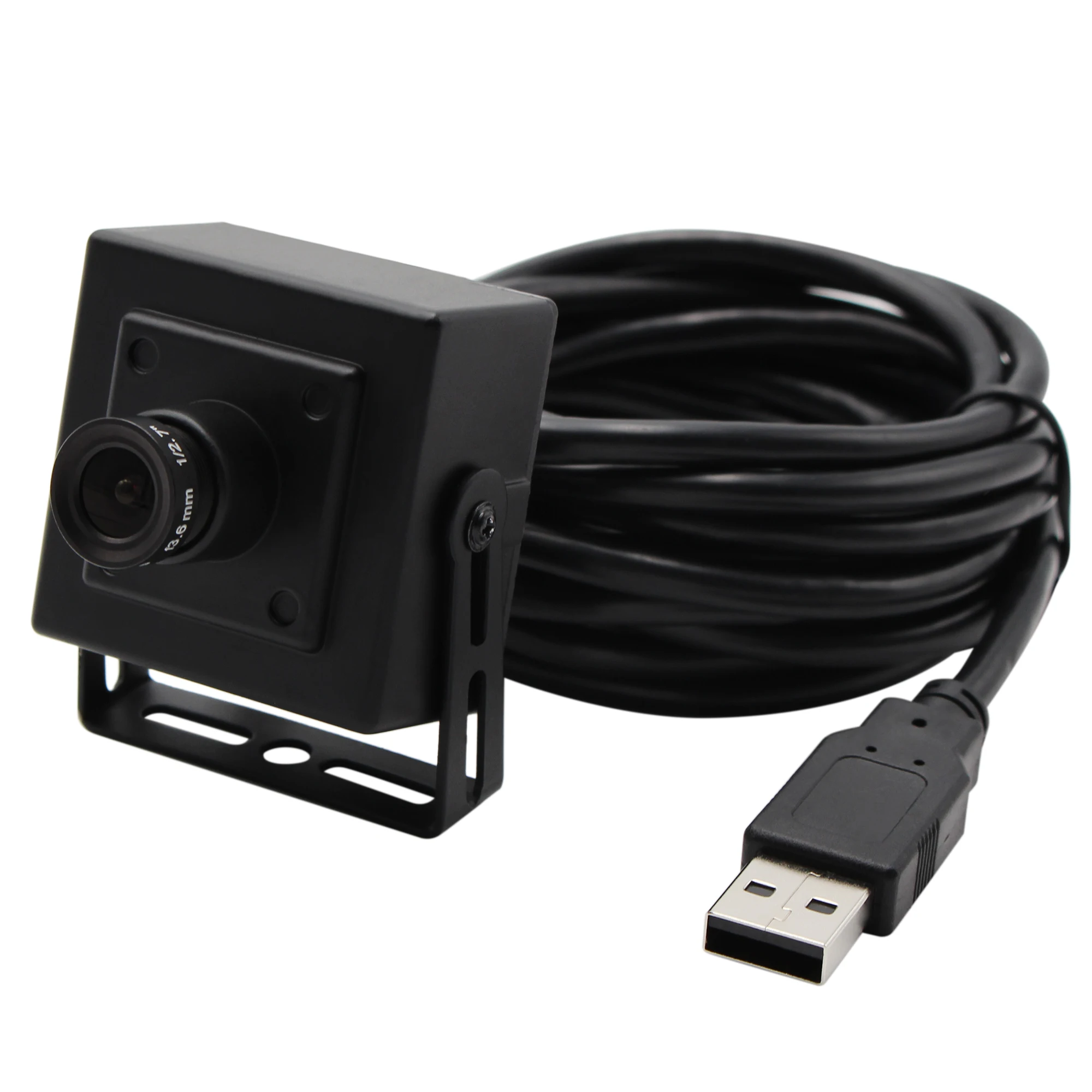 2.0 메가픽셀 USB 비디오 카메라, IMX322 CMOS H.264, 30fps 1920*1080, 산업용 미니 감시 USB 카메라