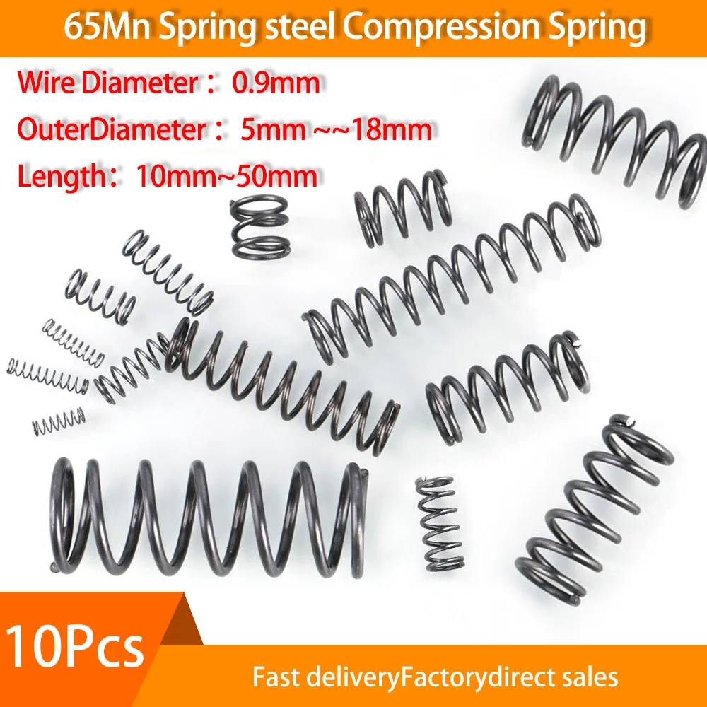 Compresson Sprng Steel 0.3mm Wre Da 2mm - 6mm OD Small Pressure - Foto 5