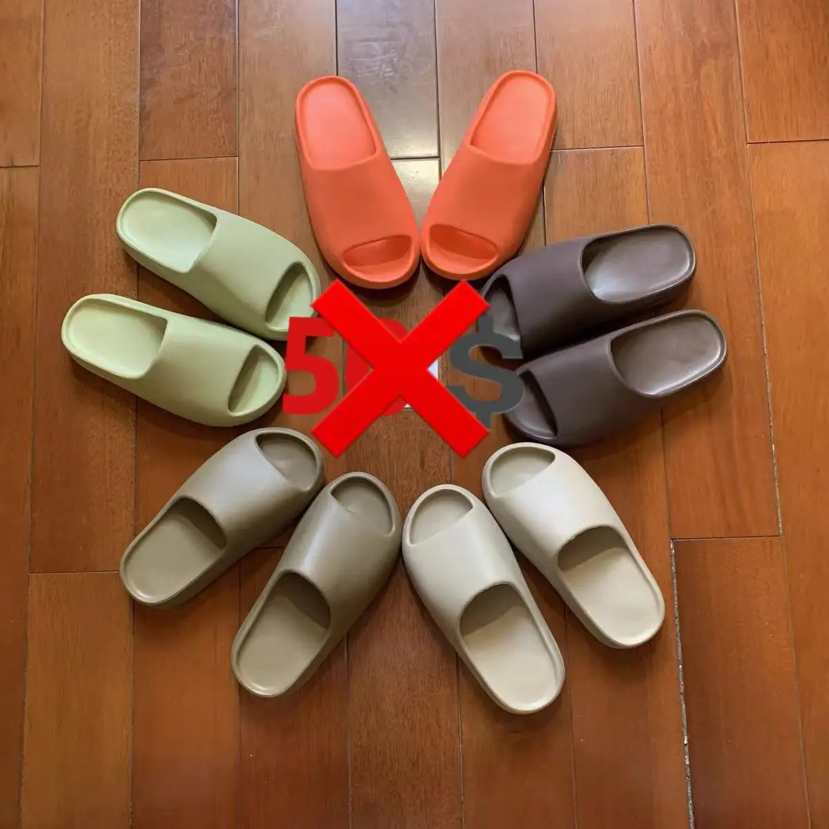 Yez Slides Clouds Women's Sandals Men's Slippers Soft Thick Bottom Inner and Outdoor Height Increasing Shoes Couple36-49
