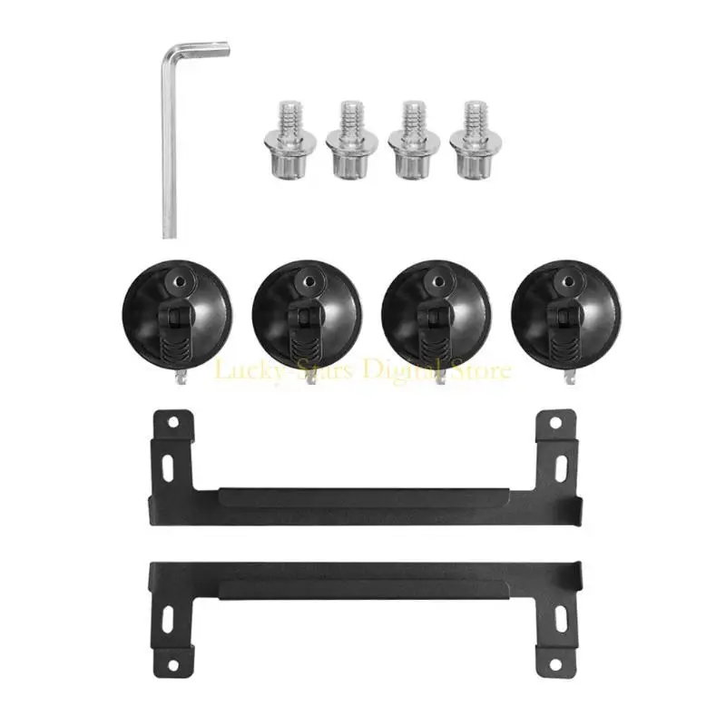 T3EE Strong Suction Cup Stand Secure Mount For Mini Satellite Installation on Vehicle Glass Front Window Rear Window Sunroof