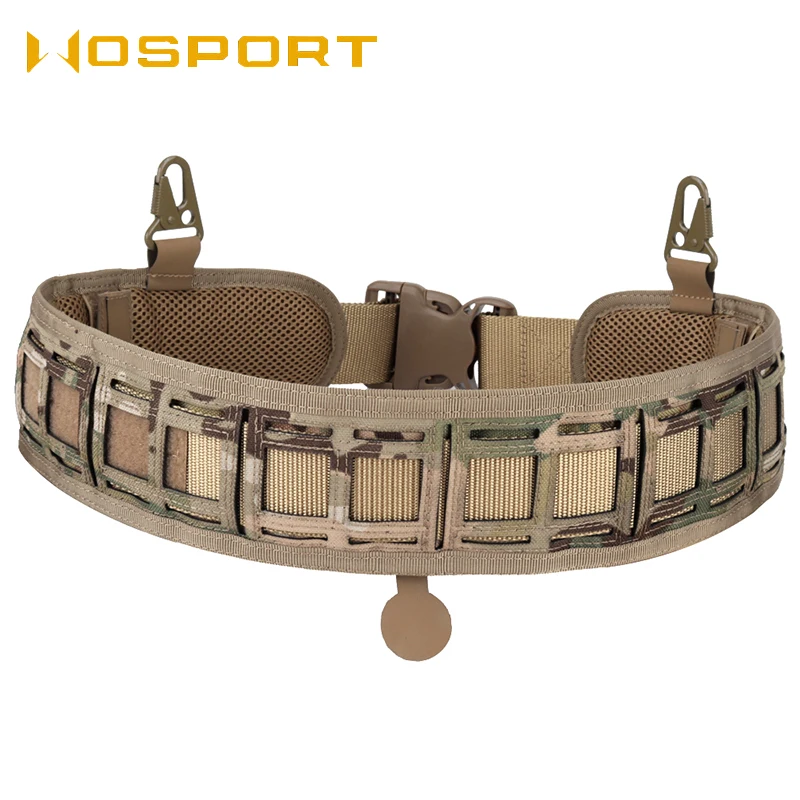 

WoSpor detachable tactical combat belt military air gun war game belt outdoor hiking hunting mountaineering shooting sports belt