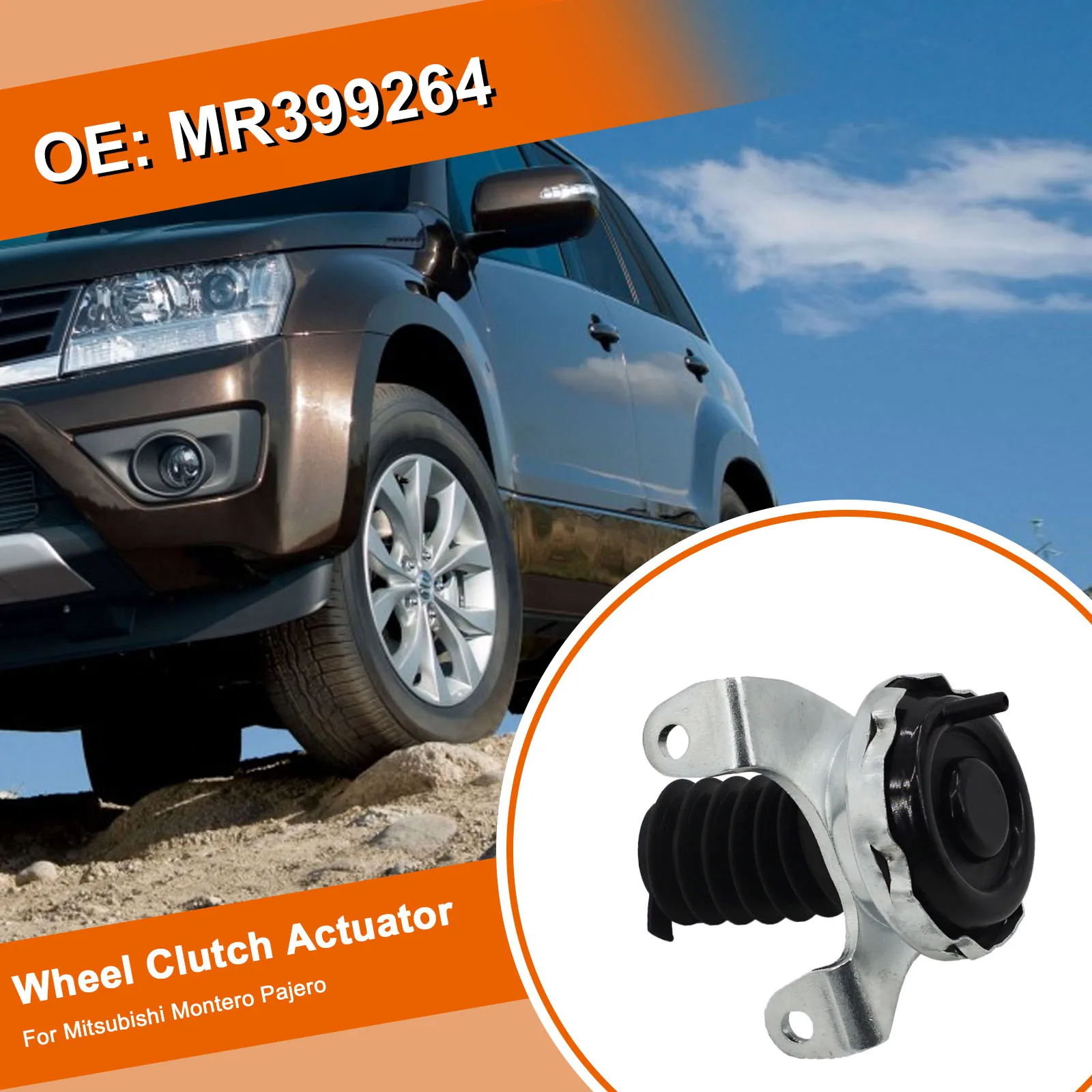 MR399264 Free wheel Clutch Actuator for Mitsubishi Montero IO Pajero Pinin 1999-2005 Free Wheel Clutch Gear Actuator Solenoid