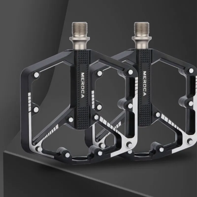 Pedales de bicicleta sellados con rodamiento DU, Pedal antideslizante, plataforma de aleación para ciclismo de montaña y