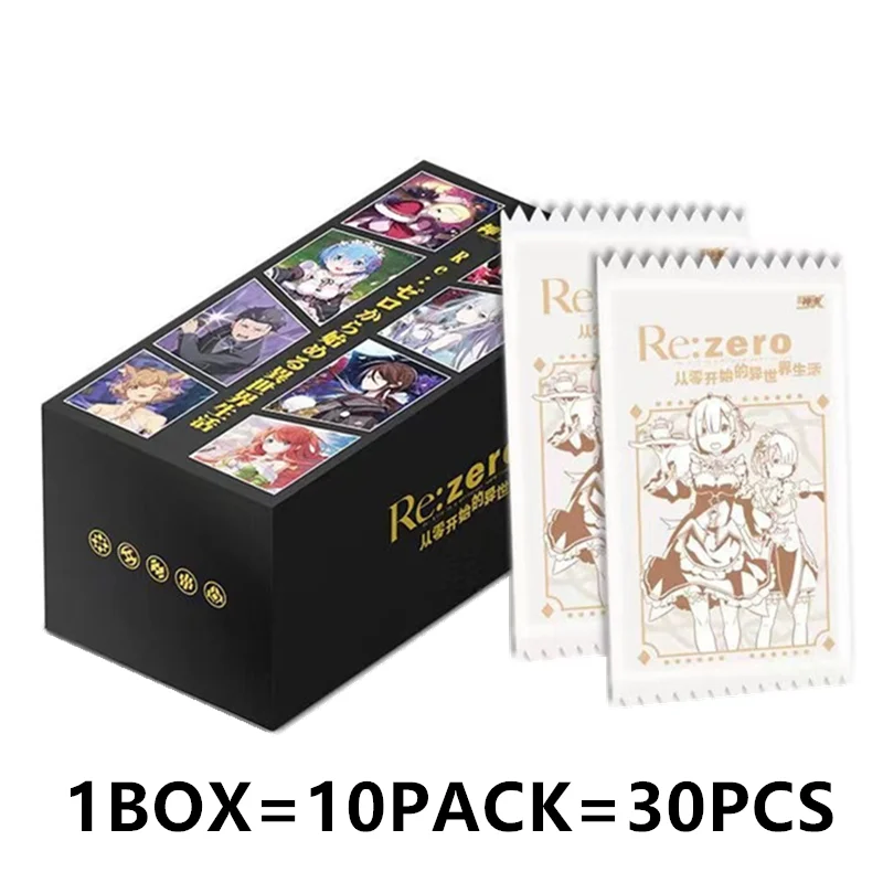 Card.fun New Re: life In A Different World From Zero Collection Cards for Child Game Anime Card Table Board Toys Christmas Gifts