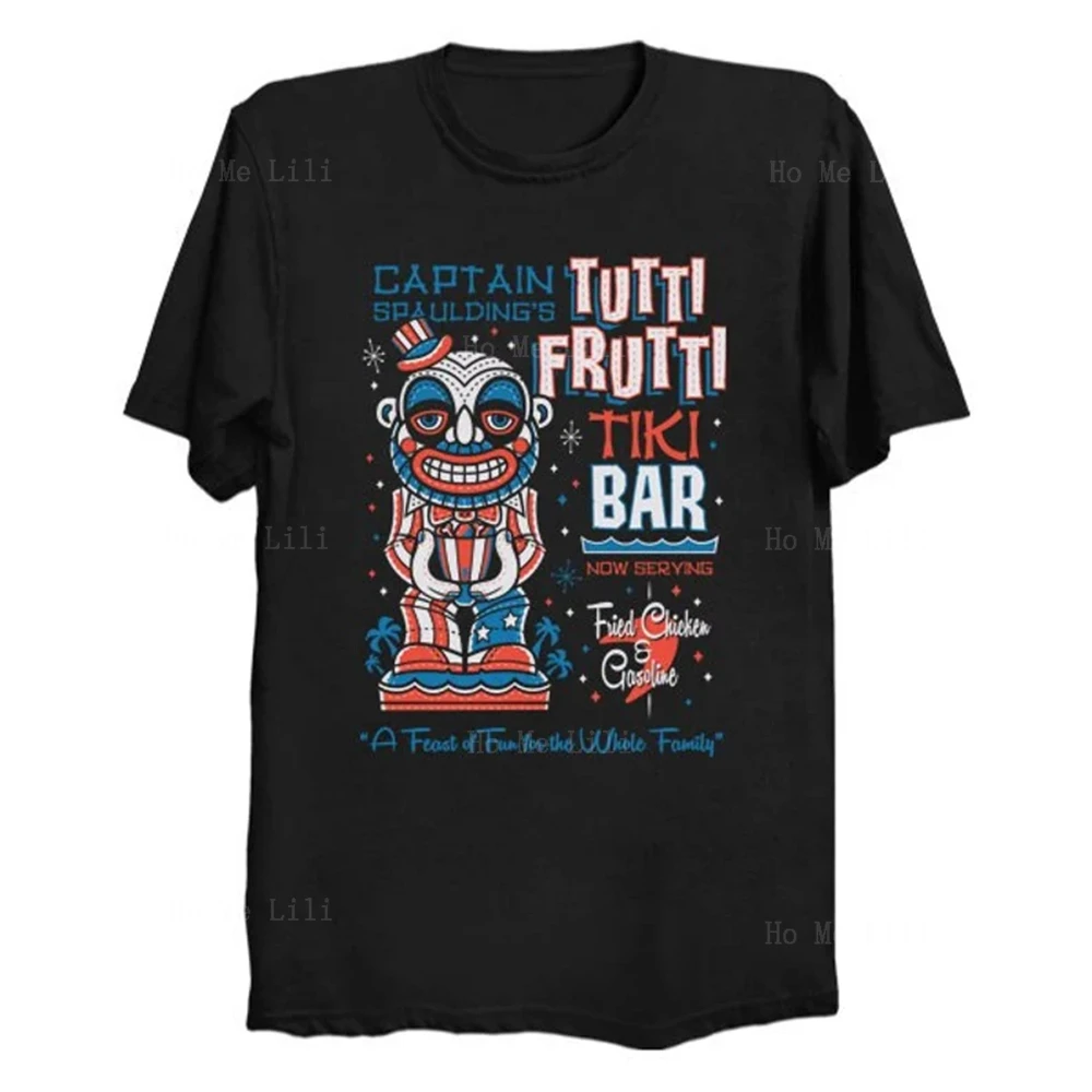 Tutti Frutti Tiki Bar Creepy Cute Clown Hawaii Surf Vacation Maglietta Personalizzata Unisex