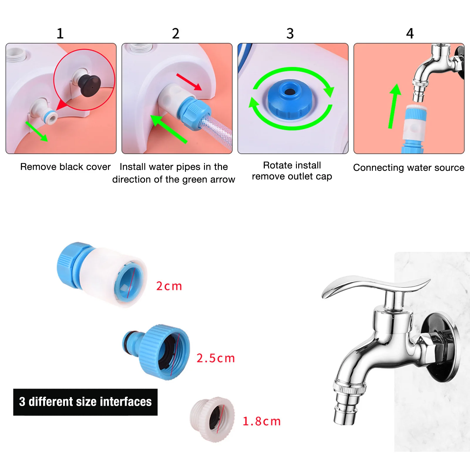 Step On Dog Water Dispenser Easy Connection Leakproof Dog Water Fountain 2 Water Dispensing Modes Simple Use for Pets for Lawn 6