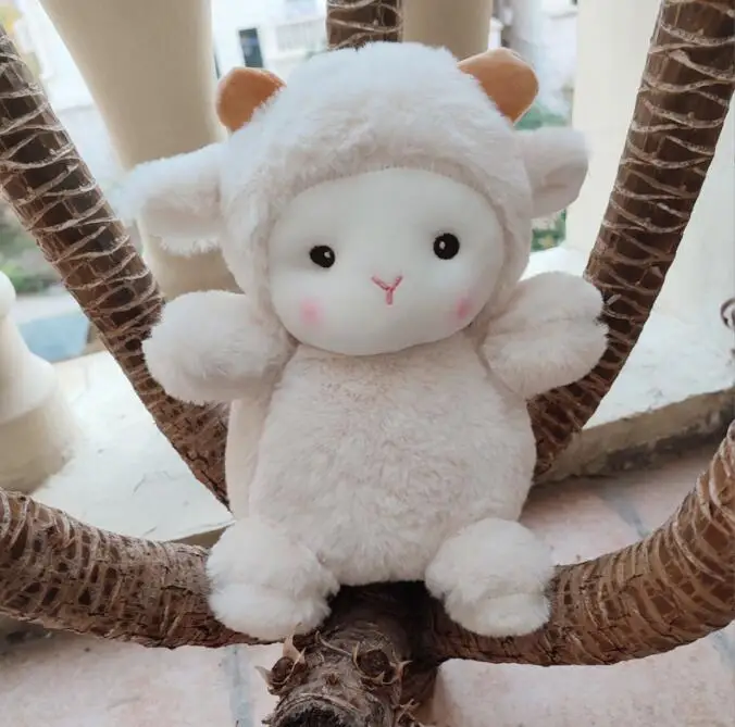 ほわふわ生まれたての子羊ちゃん　ぬいぐるみ　13cm ほわふわ生まれたての子羊ちゃん ぬいぐるみ 13cm ほわふわ