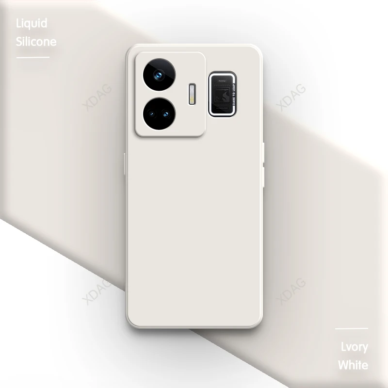 Premium Liquid Silicone Phone Case with Lens Protection - Durable Back Cover