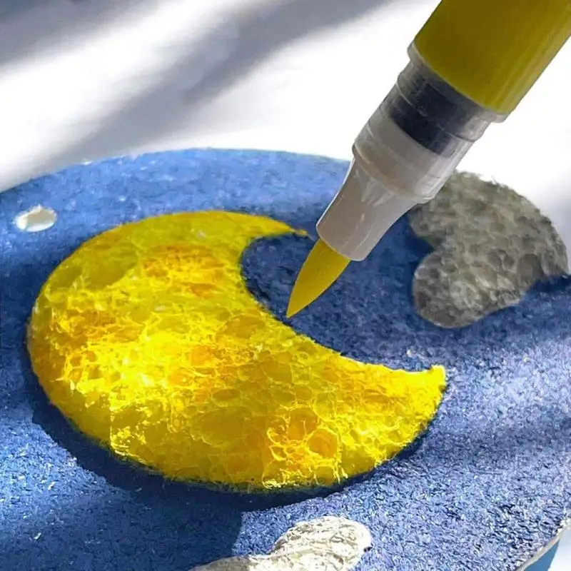 Kids 10X Magic Foam Texture Paper Drawing Cellulose Cards Creative 3D DIY Art Craft Supplies for Acrylics Painting Educational