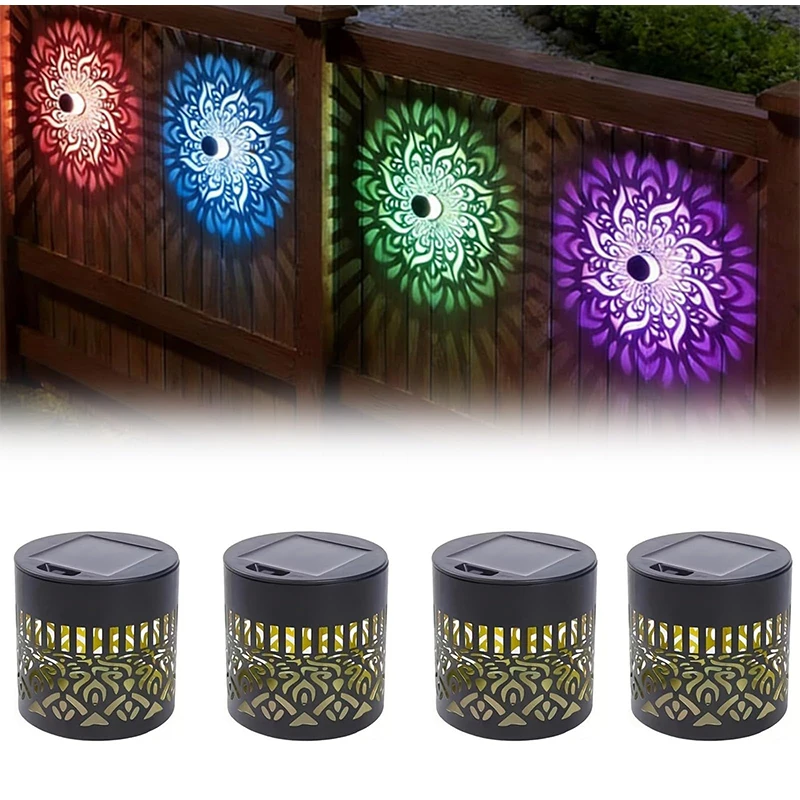 Solar Mandala Wall Light - Outdoor Ambient Decor