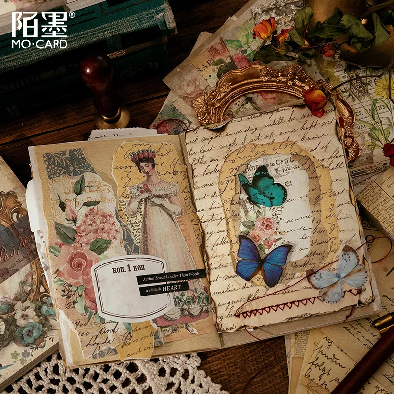 Decoupage Di Carta Digitale Effimera Botanica Vintage Stampabile