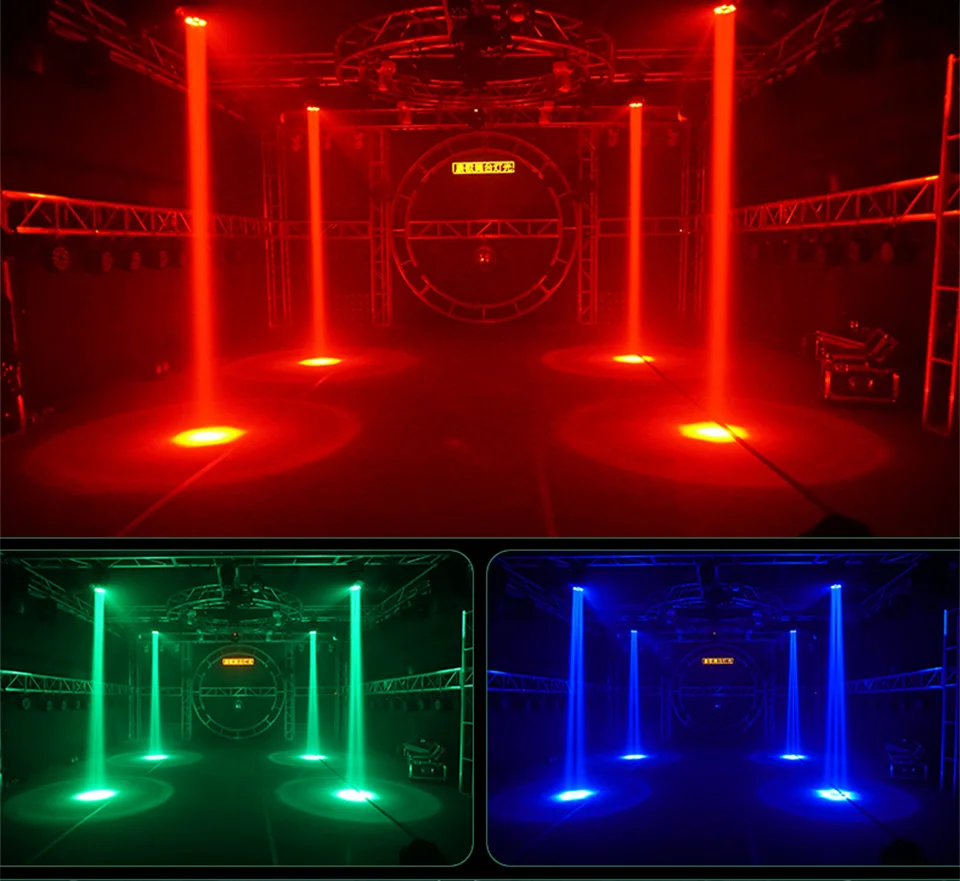 6x15W RGBW Moving Head Laser Light Led 4in1 Bee Eyes Stage Wash Beam Lights 18/2