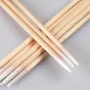 100/200pcs Disposable Sticks With Cotton On The Tip Pointed Wooden Cotton Buds Thin Head Cotton Swabs Makeup Tool Accessories 3