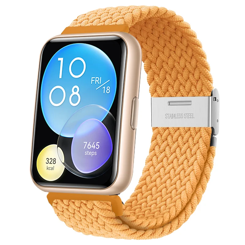 Nylon band for HUAWEI watch fit 2 strap watchband accessories braided solo loop correa bracelet for HUAWEI watch fit2 new bands