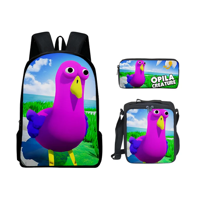 Garten Of Banban Jogo de Horror Mochila Crianças Meninos Meninas Cartoon  Escola Bag Viagem Ombro Mochila