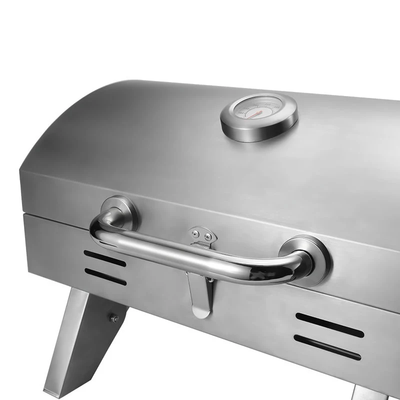 Gas Grill Outdoors BBQ Stove with Lid Backyard BBQ Party Grills LPG Heating Gas BBQ Grill SH-01-007 3