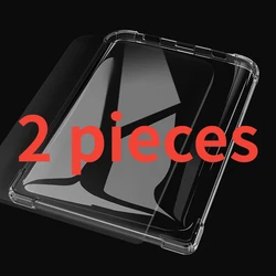Clear TPU Back Cover Slim Shockproof Case with Airbag Protection for PocketBook 617 (2 pieces)