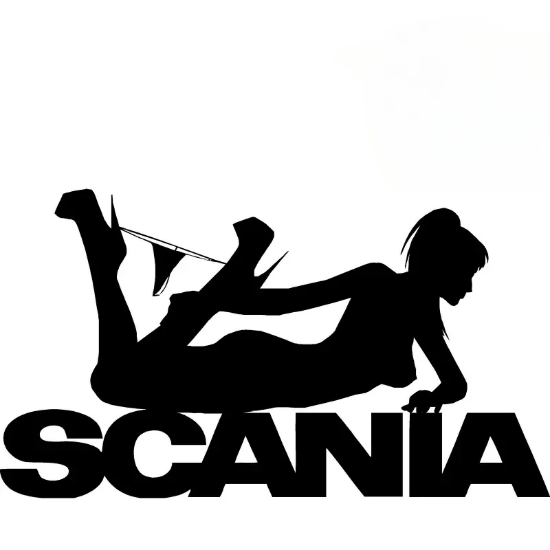 

Car Sticker for Scania Sexy Pose Girl HGV Truck Decals for Glass - Bodywork Decor