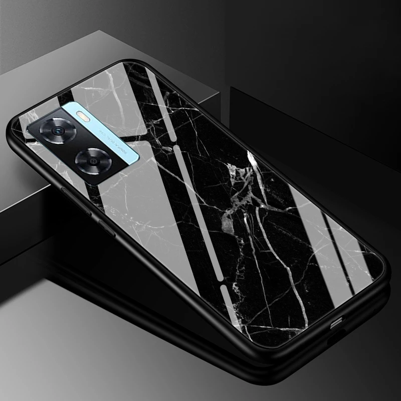 Premium Hard Back Bumper Case with Tempered Glass Cover - Sleek and Durable Protection