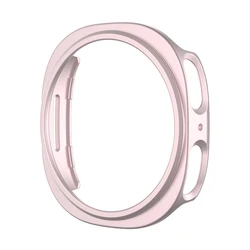 Matte Protective Hard Shell Case for Samsung Galaxy Watch 8 - Hollow Out Design Accessories (Rose gold)