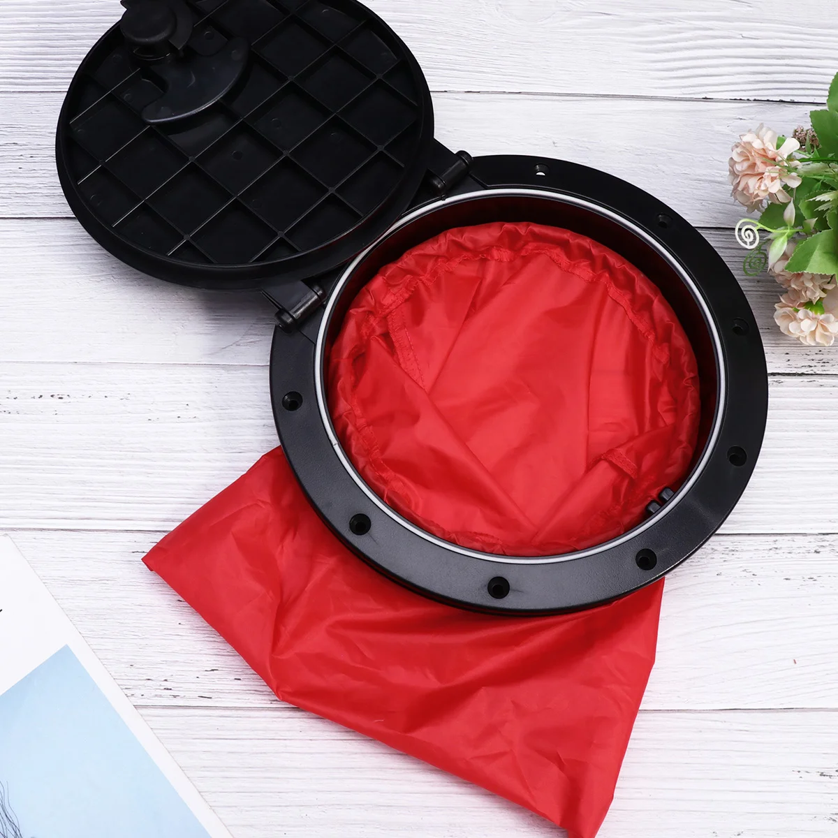 

Inch Canoeing Rotary Hatchcover Canoeing Accessories Pocket Hatchcover Portable Fishing Fishing Kit Storage for Marine