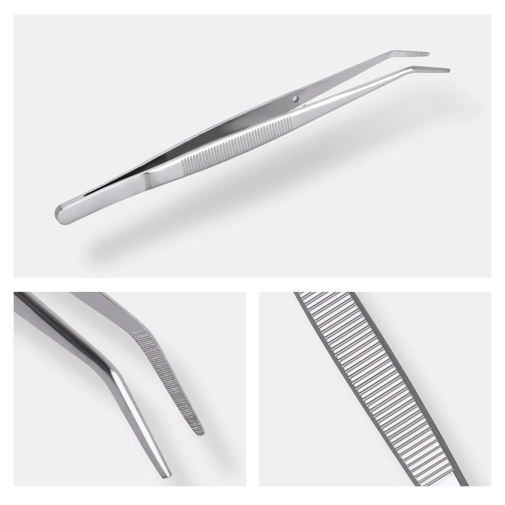 AZDENT Dental Reinigung Werkzeuge Kit Edelstahl Mund Spiegel Pinzette Ellenbogen Sonde Dental Labor Instrument Zahnarzt Werkzeuge – Detail 20