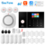 GauTone WIFI+4G GPRS Wireless Home Office Building Factory Fireproof&Burglar Security Alarm System APP Remote Control