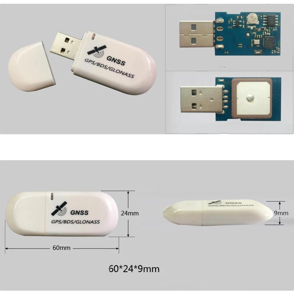 1/2/5PCS USB GPS 모듈 GNSS GLONASS 노트북 PC 태블릿 자동차 네비게이션 수신기 Win7 Win8 Win10 XP G72 M8130-KT