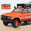 1/24 Toyota Land Cruiser LC80 Alloy Car Model Diecast Metal Off-road Vehicles Car Model Sound and Light Simulation Kids Toy Gift 5
