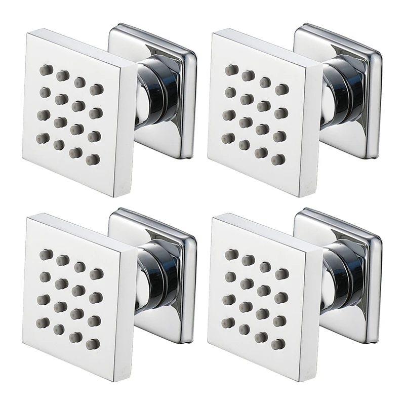 Brass Shower Body Sprays Massage Spa Side Sprayer Jets In Wall Mounted