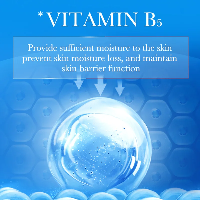 Vitamin B₅ Pore Shrinking Serum Hyaluronic Acid Wrinkle Remover Moisturizing Soothing Repair Skin Care Anti Aging Cream B5