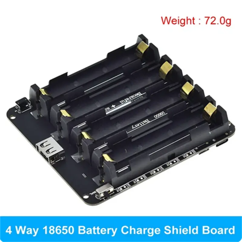 Two Voltage 18650 Lithium Battery Shield V8 Mobile Power Expansion Board Module 5V/3A 3V/1A Micro USB For Arduino ESP32 image 7