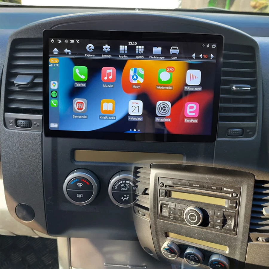 9Inch IPS Car Radio Stereo Android 14 For Nissan Navara D40 2006-2012 - Built-in Carplay - View #12