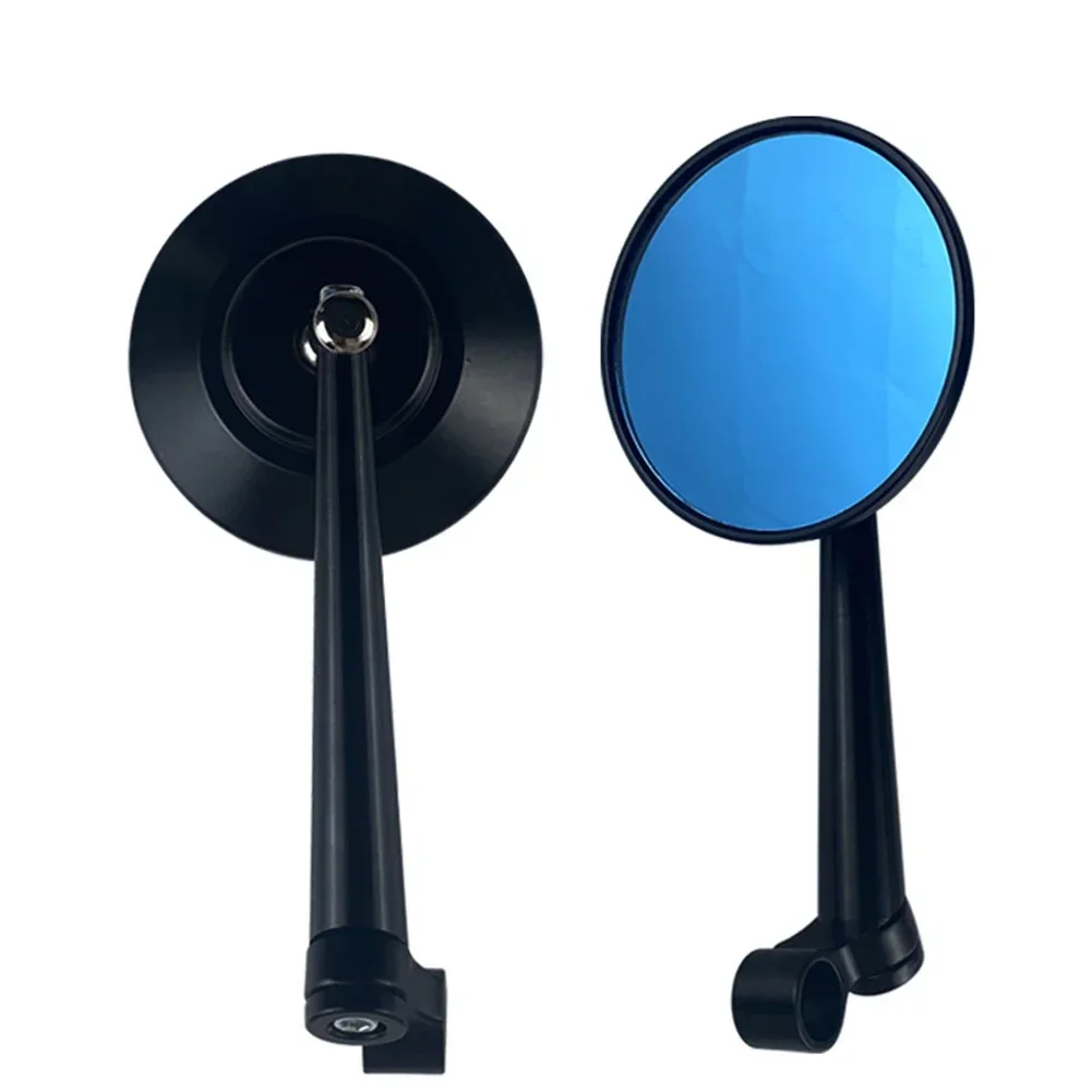 2pcs Rearview Mirror Replacement CNC Motorcycle Electric Mirror Round Side Rearview For Honda