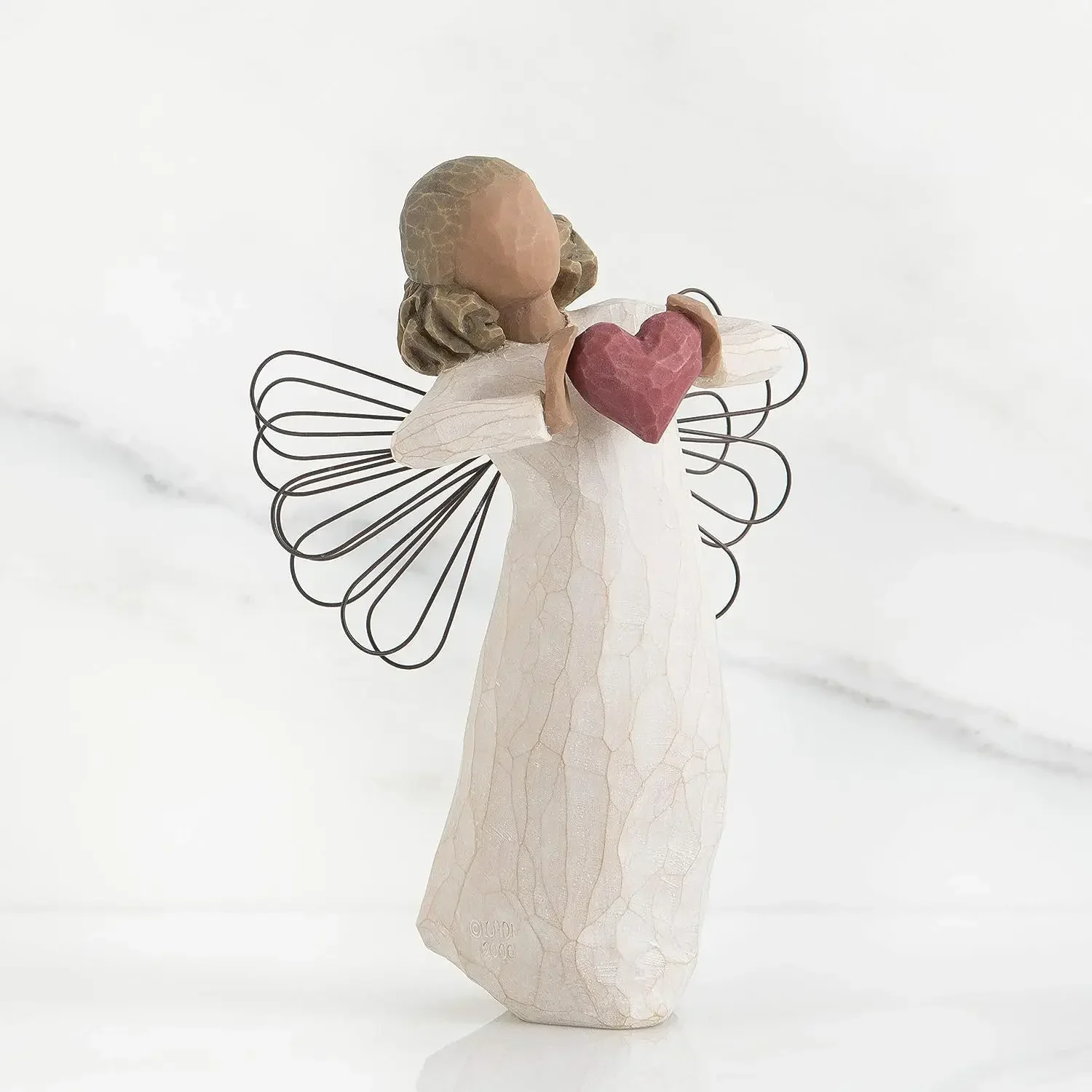 Love Angel Home Furnishings Creative Resin Sculpture Living Room Bedroom Dining Table Crafts Holiday Christmas Gift Decorations