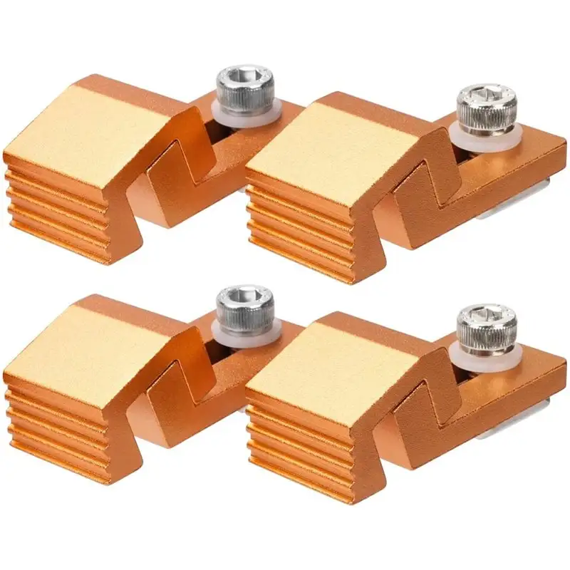 AA51 Router Side Pressure Plate Clamps Low Profile Side Clamps For CNC Router Hold Down Clamps For Secure CNC Machining image 1