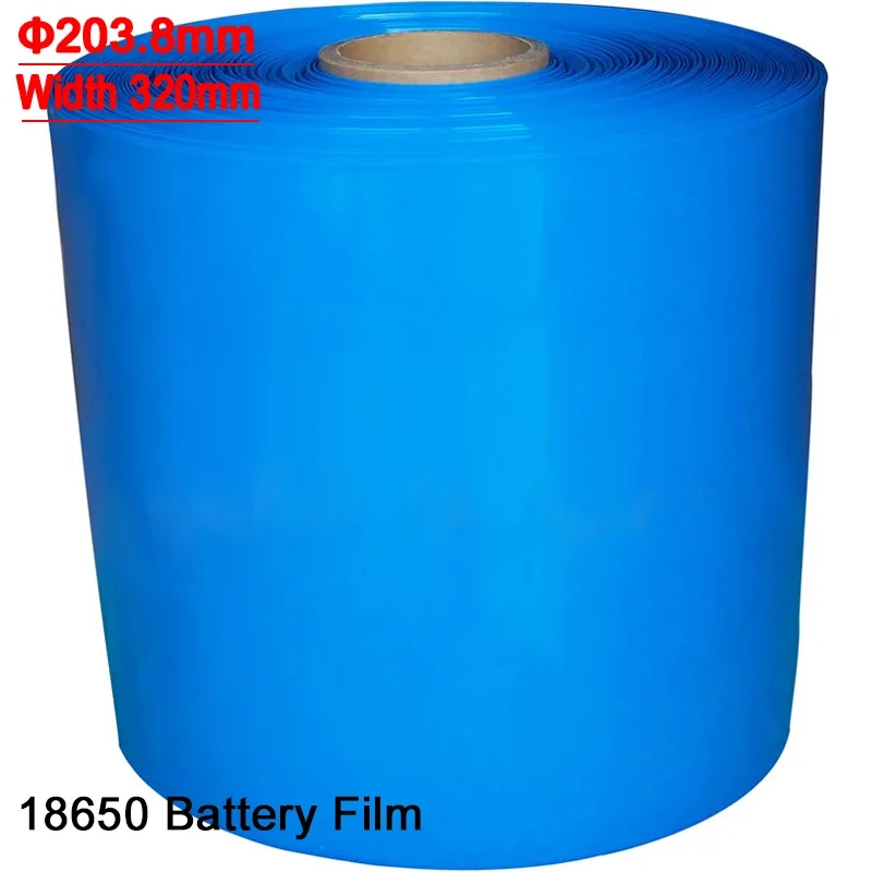 width 223mm pvc heat shrink tube dia 142mm lithium battery insulated film wrap protection case pack wire cable sleeve blue 1/5/10m Width 320mm PVC Heat Shrink Tube Insulated Film Wrap Protection Case Wire Cable Sleeve Lithium Battery 18650 Pack