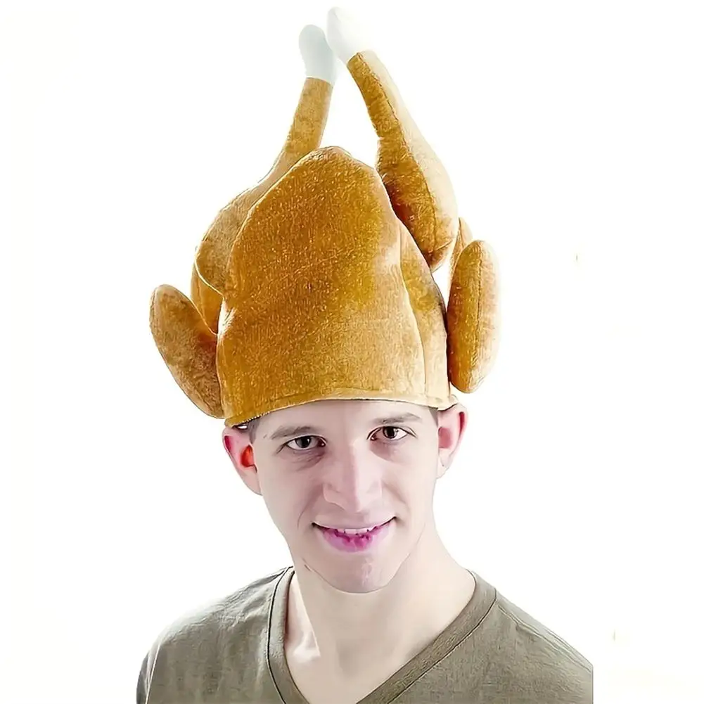 Lustige Karneval Huhn Bein Hut Weihnachten Thanksgiving Dekoration Türkei Hut Erwachsene Karneval Hut Party Festliche Kappe Lustige Hüte – Detail 17