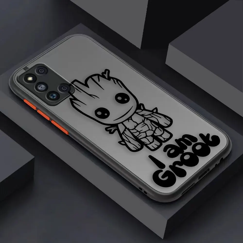 thumbnail image 1 of Matte Case for Samsung Galaxy M62 M53 M52 M51 M33 M32 M31 M30S 5G J8 J7 J6 J5 J4 Case Funda Coque Capa Shell Marvel Comics Groot, 1 of 5