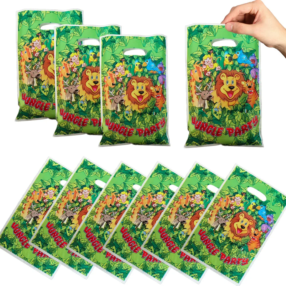 thumbnail image 1 of Bolsas de plástico para recuerdo de fiesta de VIDEOJUEGOS PARA NIÑOS, suministros de decoración para fiestas de cumpleaños, 10 piezas, 1 of 5