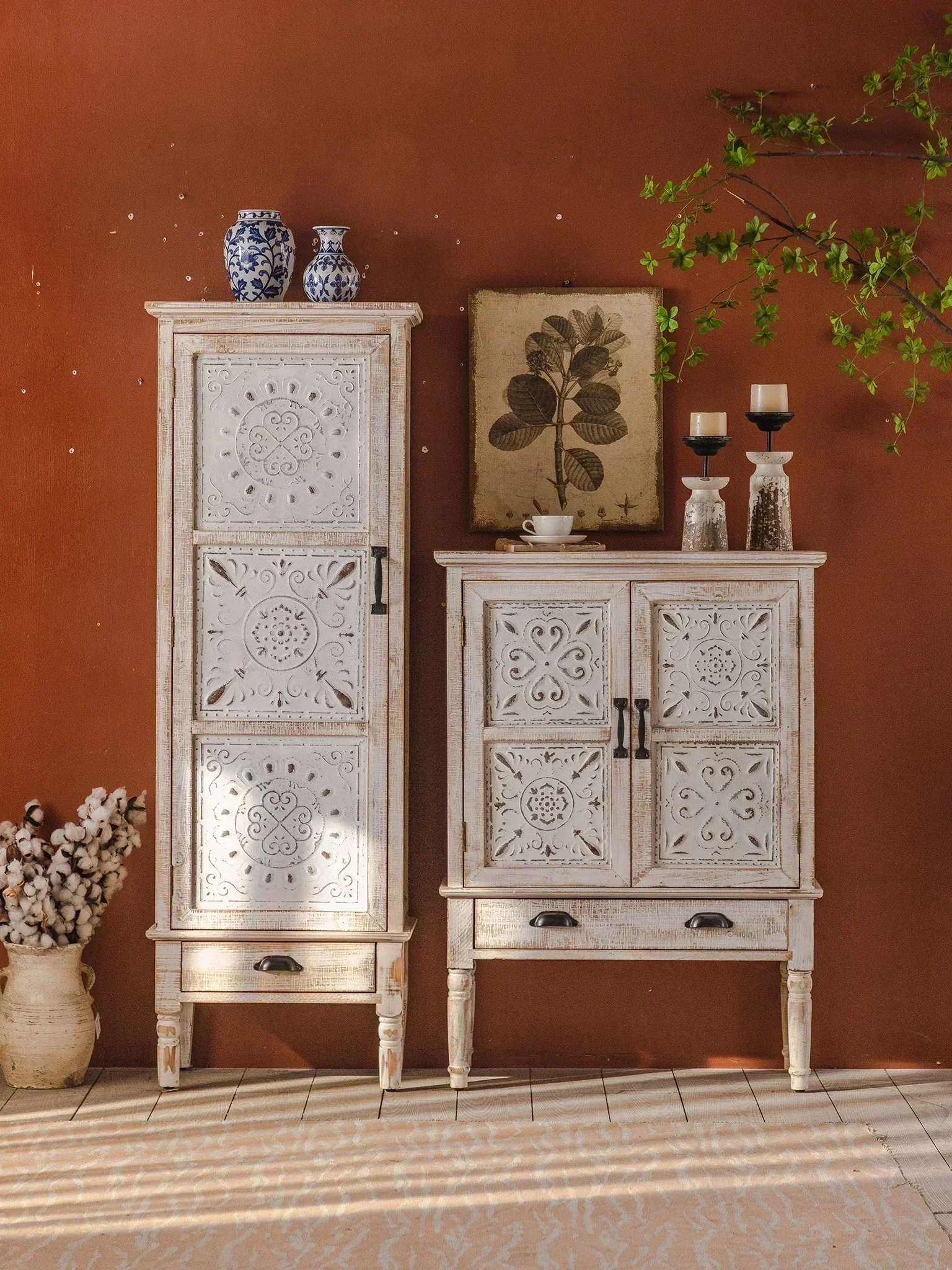 

Locker Solid Wood Foyer Low Cabinet Homestay Hotel Decorative Cabinet Sofa Side Cabinet