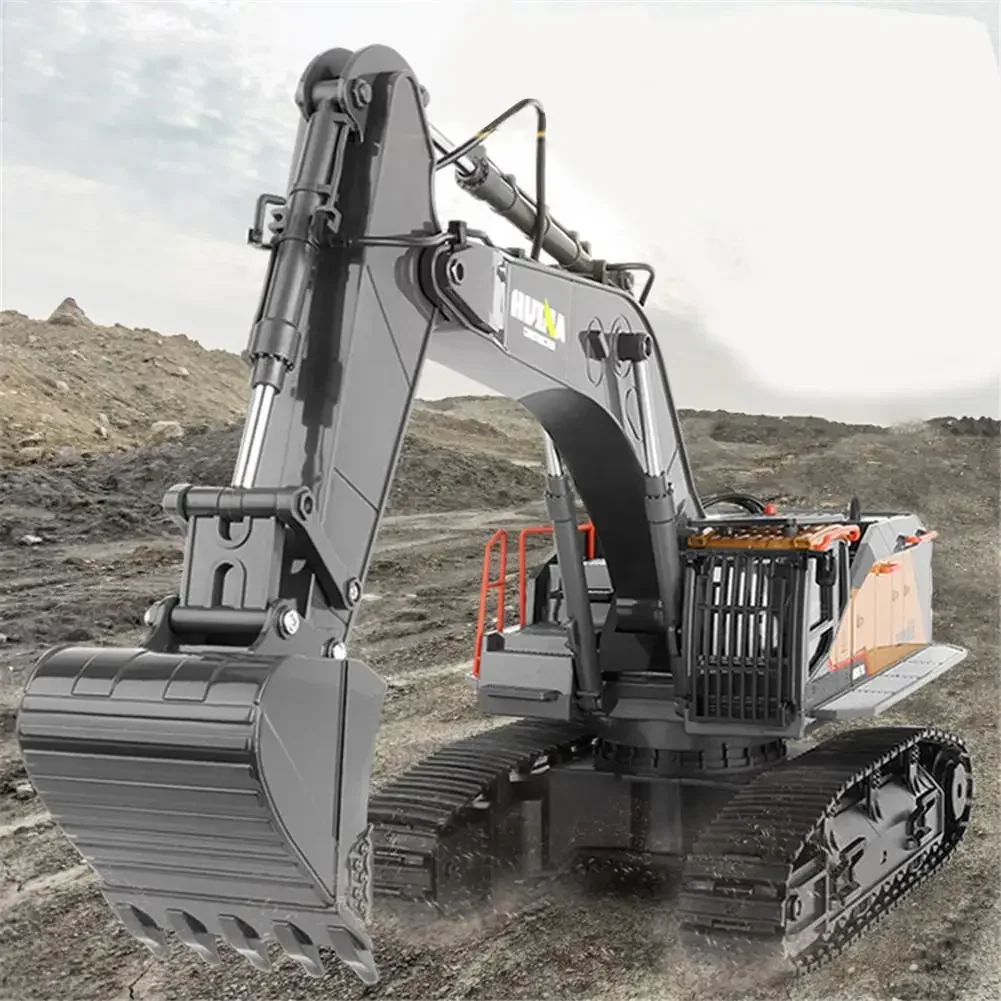 Huina 1592 1:14 Scale 22 Channels 2.4GHz Latest RC Excavator Off-road Truck RTR Vehicle Model Toys for Boys Toy VS 1593 3