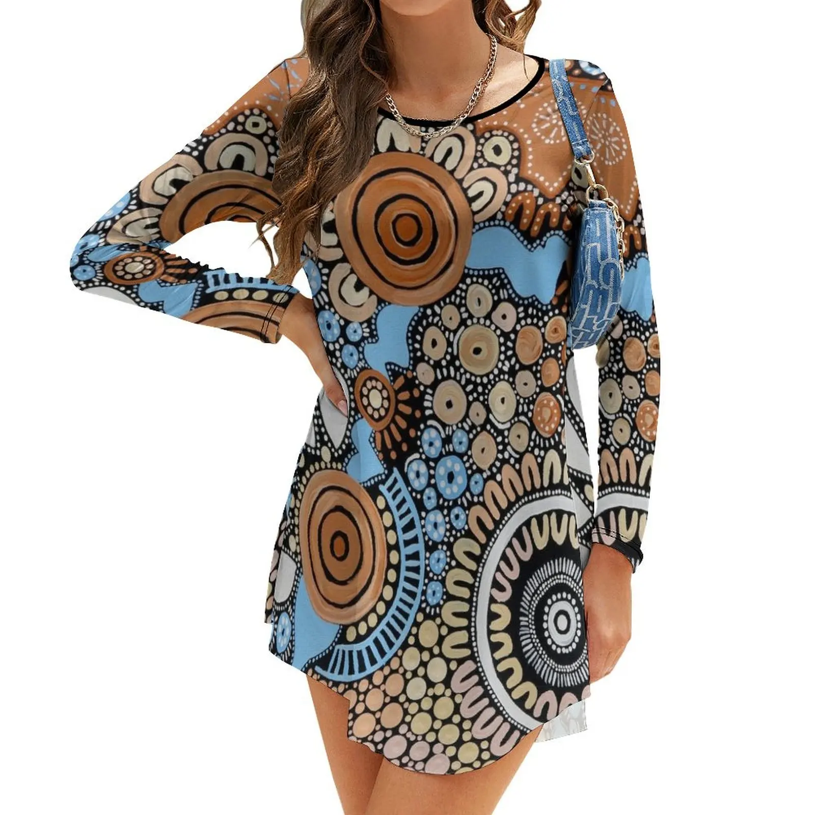 

River Living Long-Sleeve Dress long dress women summer evening dress long sleeve dresses